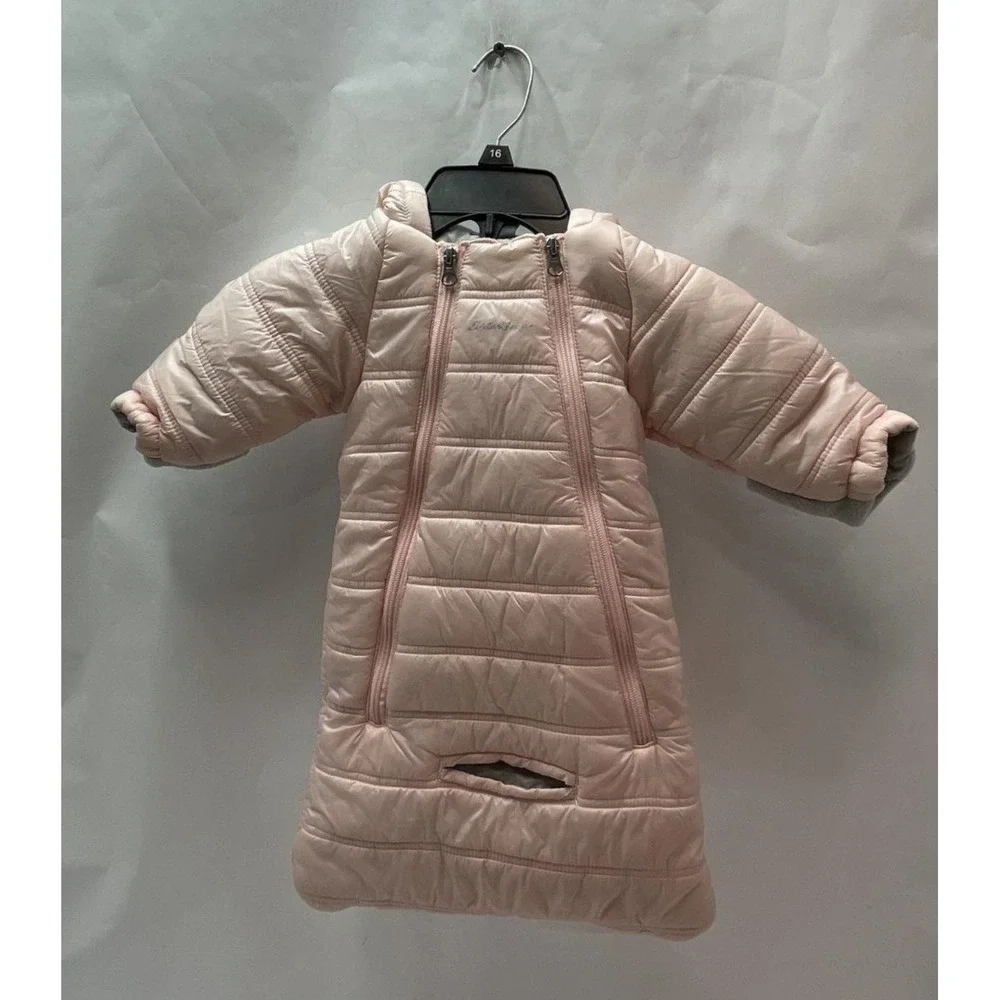 EDDIE BAUER First Adventure Infant Pink Quilted Bunting Snowsuit 3-6M